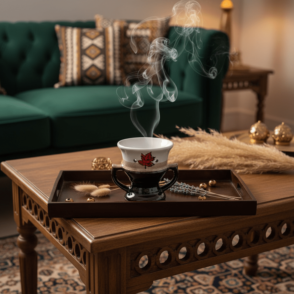 AKDC Brown and White Ceramic Incense Burner Compact Decorative Burner 10cm - Al Kabayel Discount CentreAKDC Brown and White Ceramic Incense Burner Compact Decorative Burner 10cmIncense BurnerAKDCAl Kabayel Discount Centre