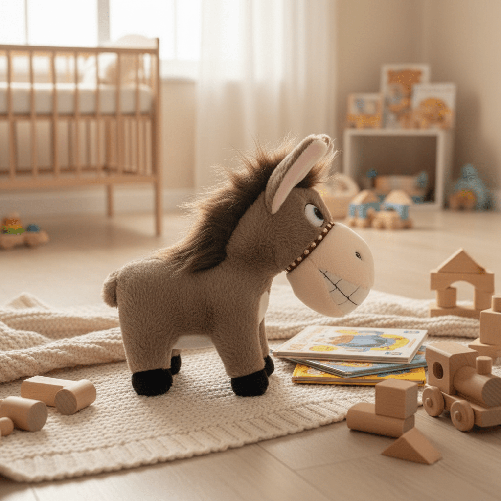 AKDC Brown Donkey Plush Toy 25cm Soft Stuffed Farm Animal Toy Gift for Kids - Al Kabayel Discount CentreAKDC Brown Donkey Plush Toy 25cm Soft Stuffed Farm Animal Toy Gift for KidsToysAKDCAl Kabayel Discount Centre