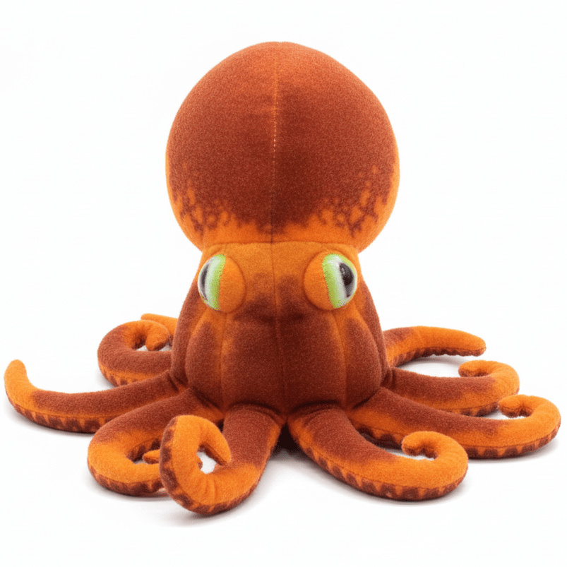 AKDC Brown Octopus Soft Plush Toy 30cm Cute Stuffed Sea Animal Toy Gift for Kids Boys Girls - Al Kabayel Discount CentreAKDC Brown Octopus Soft Plush Toy 30cm Cute Stuffed Sea Animal Toy Gift for Kids Boys GirlsToysAKDCAl Kabayel Discount Centre