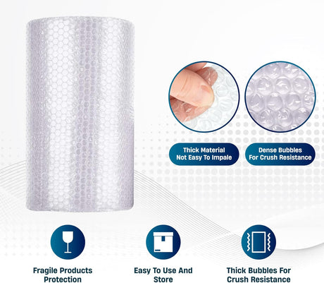 AKDC Bubble Wrap Roll 75cm X 13.7 Metre Air Bubble Cushioning Wrap for Packaging, Shipping, Mailing, Packing and Moving Supplies(15Yard) - Al Kabayel Discount CentreAKDC Bubble Wrap Roll 75cm X 13.7 Metre Air Bubble Cushioning Wrap for Packaging, Shipping, Mailing, Packing and Moving Supplies(15Yard)Packing MaterialsAKDCAl Kabayel Discount Centre