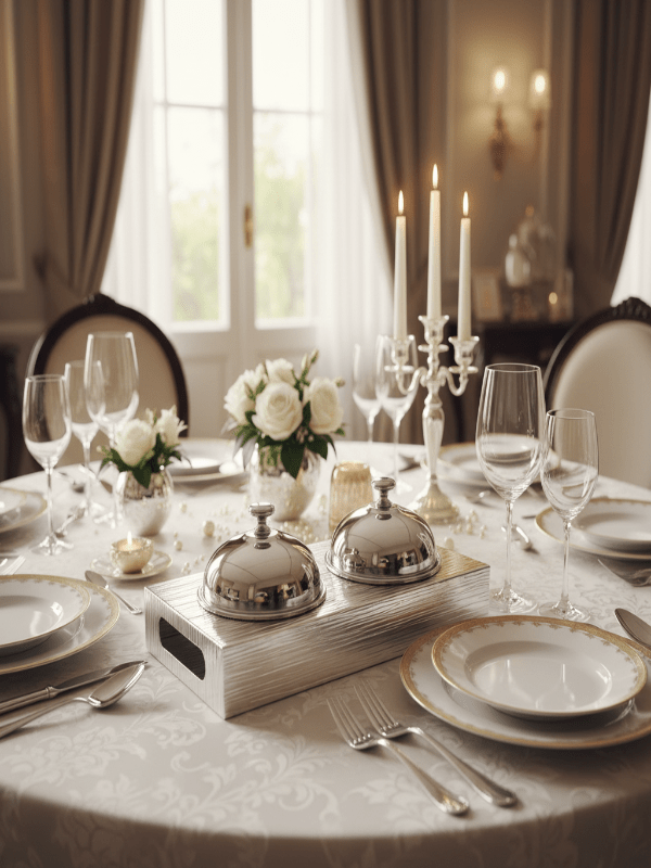 AKDC Candy Bowl Set with Holder (2 Pieces) – Premium Metal Silver Finish, Elegant Tabletop Sweet Serving Set, 17 × 14 × 10 cm - Al Kabayel Discount CentreAKDC Candy Bowl Set with Holder (2 Pieces) – Premium Metal Silver Finish, Elegant Tabletop Sweet Serving Set, 17 × 14 × 10 cmJars & Food SaversAKDCAl Kabayel Discount Centre