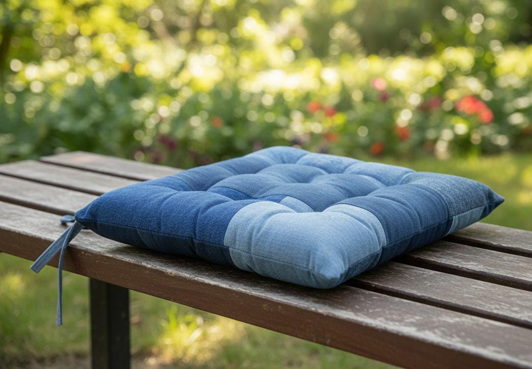 AKDC Casual Denim - Inspired Square Decorative Cushion – Blue Jean Fabric Upholstery, 45×45 cm - Al Kabayel Discount CentreAKDC Casual Denim - Inspired Square Decorative Cushion – Blue Jean Fabric Upholstery, 45×45 cmFloor Pillows & CushionsAKDCAl Kabayel Discount Centre