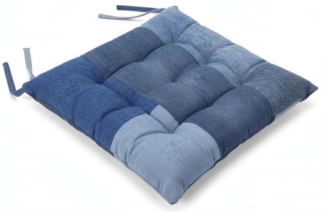 AKDC Casual Denim - Inspired Square Decorative Cushion – Blue Jean Fabric Upholstery, 45×45 cm - Al Kabayel Discount CentreAKDC Casual Denim - Inspired Square Decorative Cushion – Blue Jean Fabric Upholstery, 45×45 cmFloor Pillows & CushionsAKDCAl Kabayel Discount Centre