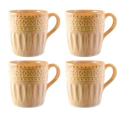 AKDC Ceramic 400ML Mug Tea Coffee Mug Peach Puff Color (Pack Of 4) - Al Kabayel Discount CentreAKDC Ceramic 400ML Mug Tea Coffee Mug Peach Puff Color (Pack Of 4)MugsAKDCAl Kabayel Discount Centre