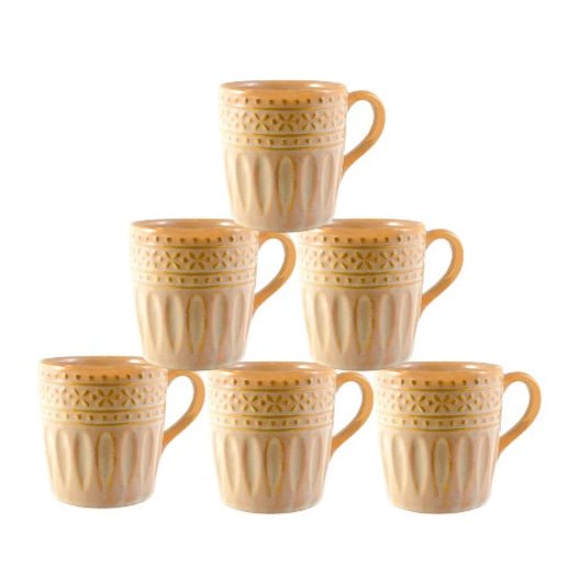 AKDC Ceramic 400ML Mug Tea Coffee Mug Peach Puff Color (Pack Of 6) - Al Kabayel Discount CentreAKDC Ceramic 400ML Mug Tea Coffee Mug Peach Puff Color (Pack Of 6)MugsAKDCAl Kabayel Discount Centre