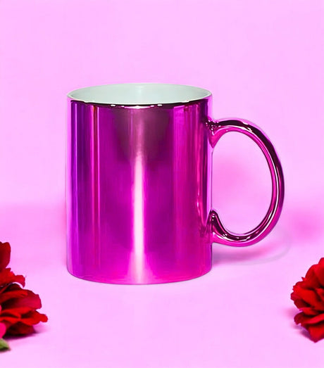 AKDC Ceramic 400ML Mug Tea Coffee Mug White&Purple Color - Al Kabayel Discount CentreAKDC Ceramic 400ML Mug Tea Coffee Mug White&Purple ColorMugsAKDCAl Kabayel Discount Centre