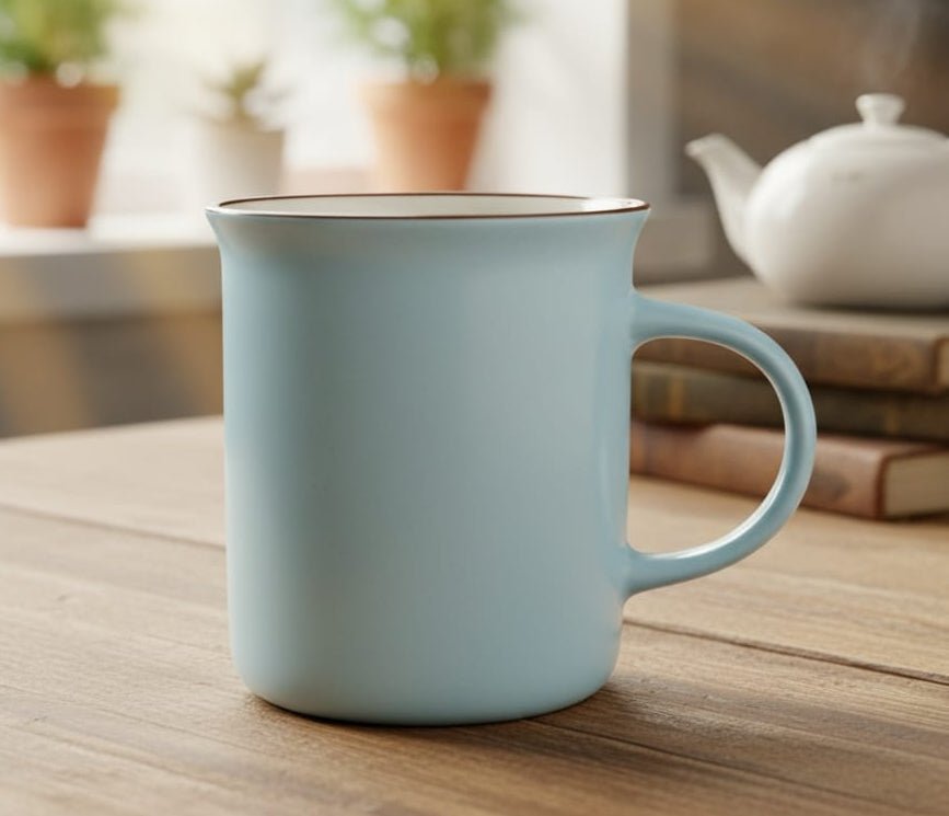 AKDC Ceramic Coffee Mug 400ml Blue – Elegant and Durable Gloss Finish Cup for Hot & Cold Drinks, Stylish Ceramic Mug for Everyday Use - Al Kabayel Discount CentreAKDC Ceramic Coffee Mug 400ml Blue – Elegant and Durable Gloss Finish Cup for Hot & Cold Drinks, Stylish Ceramic Mug for Everyday UseMugsAKDCAl Kabayel Discount Centre