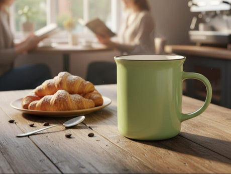 AKDC Ceramic Coffee Mug 400ml Green – Premium Ceramic Mug with Gloss Finish, Elegant & Durable Cup for Coffee, Tea and Everyday Drinks - Al Kabayel Discount CentreAKDC Ceramic Coffee Mug 400ml Green – Premium Ceramic Mug with Gloss Finish, Elegant & Durable Cup for Coffee, Tea and Everyday DrinksMugsAKDCAl Kabayel Discount Centre