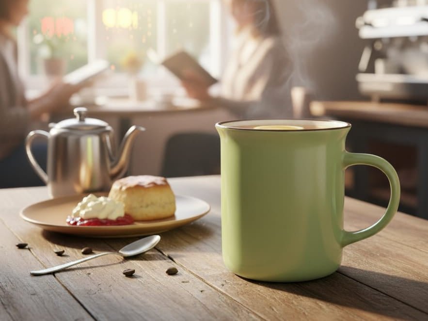 AKDC Ceramic Coffee Mug 400ml Green – Premium Ceramic Mug with Gloss Finish, Elegant & Durable Cup for Coffee, Tea and Everyday Drinks - Al Kabayel Discount CentreAKDC Ceramic Coffee Mug 400ml Green – Premium Ceramic Mug with Gloss Finish, Elegant & Durable Cup for Coffee, Tea and Everyday DrinksMugsAKDCAl Kabayel Discount Centre