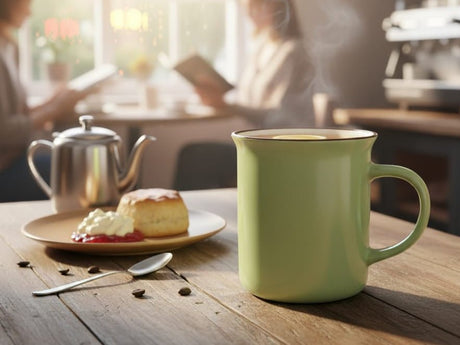 AKDC Ceramic Coffee Mug 400ml Green – Premium Ceramic Mug with Gloss Finish, Elegant & Durable Cup for Coffee, Tea and Everyday Drinks - Al Kabayel Discount CentreAKDC Ceramic Coffee Mug 400ml Green – Premium Ceramic Mug with Gloss Finish, Elegant & Durable Cup for Coffee, Tea and Everyday DrinksMugsAKDCAl Kabayel Discount Centre