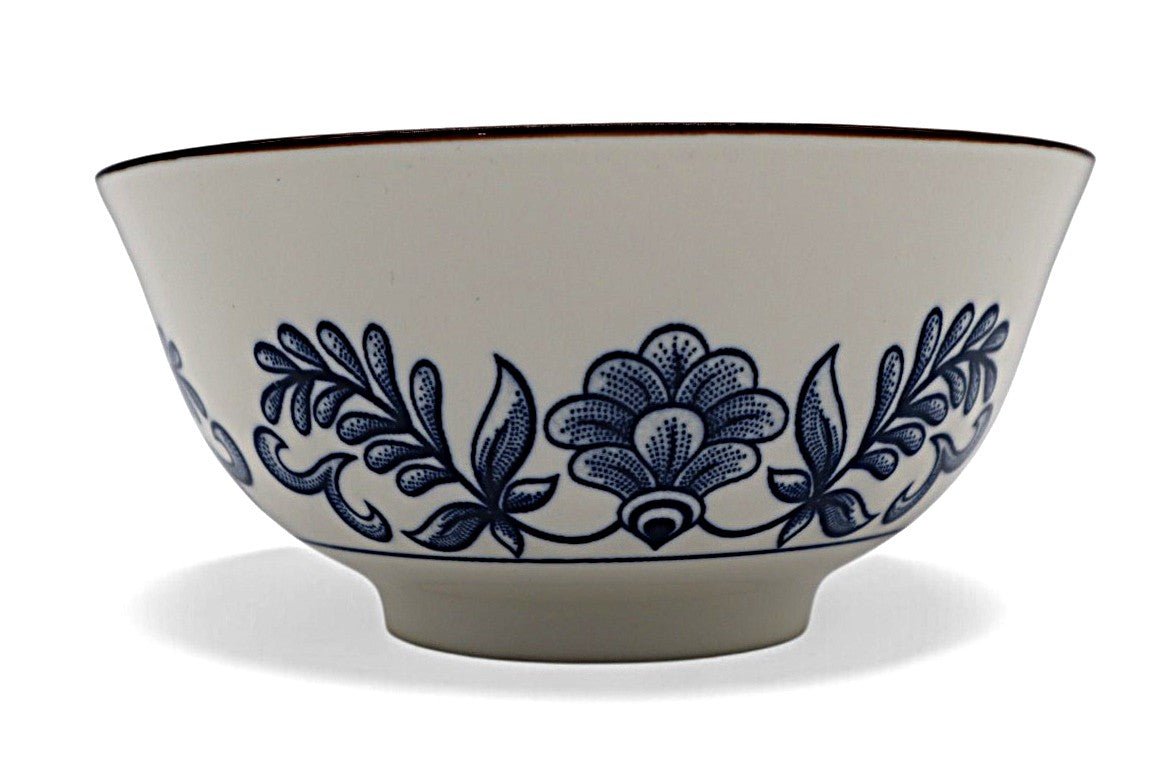 AKDC Ceramic Deep Soup Bowl 16×7.5 cm – White with Elegant Blue Floral Design - Al Kabayel Discount CentreAKDC Ceramic Deep Soup Bowl 16×7.5 cm – White with Elegant Blue Floral DesignBowlsAKDCAl Kabayel Discount Centre