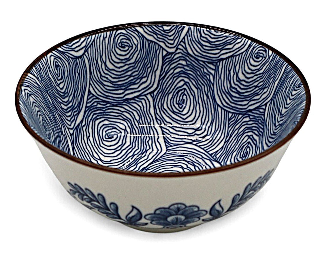 AKDC Ceramic Deep Soup Bowl 16×7.5 cm – White with Elegant Blue Floral Design - Al Kabayel Discount CentreAKDC Ceramic Deep Soup Bowl 16×7.5 cm – White with Elegant Blue Floral DesignBowlsAKDCAl Kabayel Discount Centre