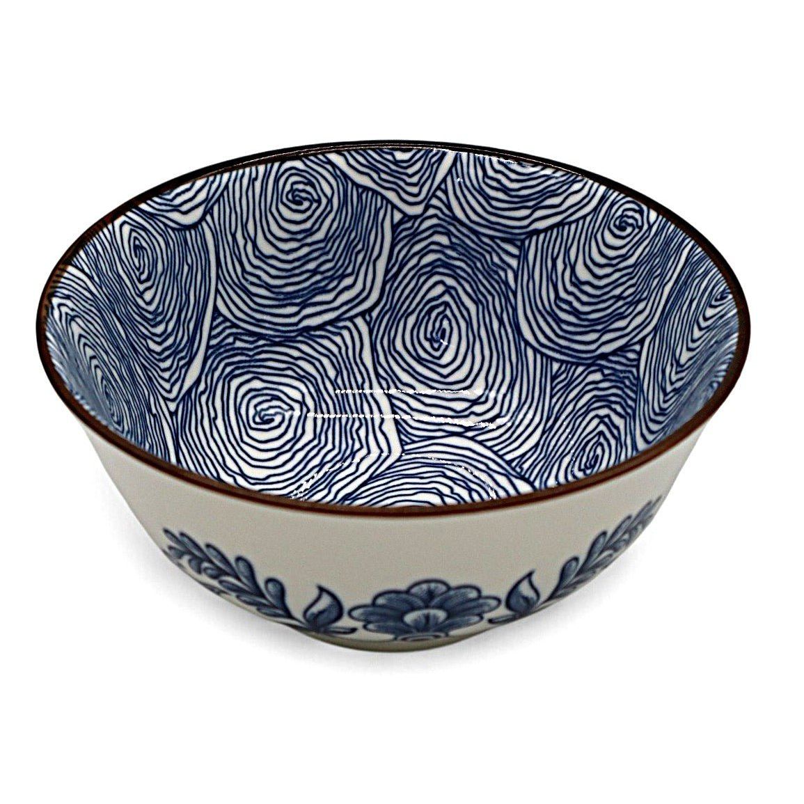 AKDC Ceramic Deep Soup Bowl 16×7.5 cm – White with Elegant Blue Floral Design - Al Kabayel Discount CentreAKDC Ceramic Deep Soup Bowl 16×7.5 cm – White with Elegant Blue Floral DesignBowlsAKDCAl Kabayel Discount Centre