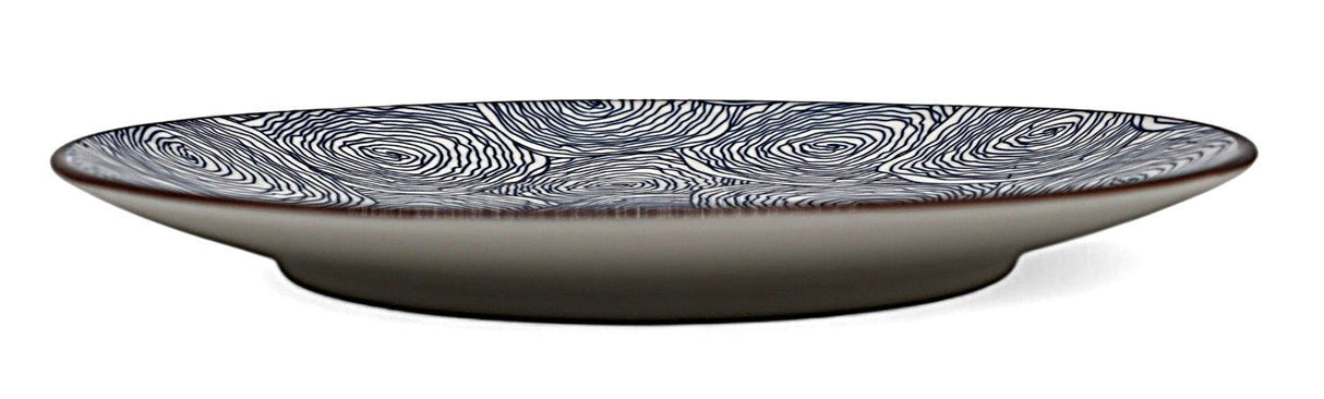 AKDC Ceramic Dinner Plate 22 cm – White with Blue Blossom Design - Al Kabayel Discount CentreAKDC Ceramic Dinner Plate 22 cm – White with Blue Blossom DesignServing TraysAKDCAl Kabayel Discount Centre