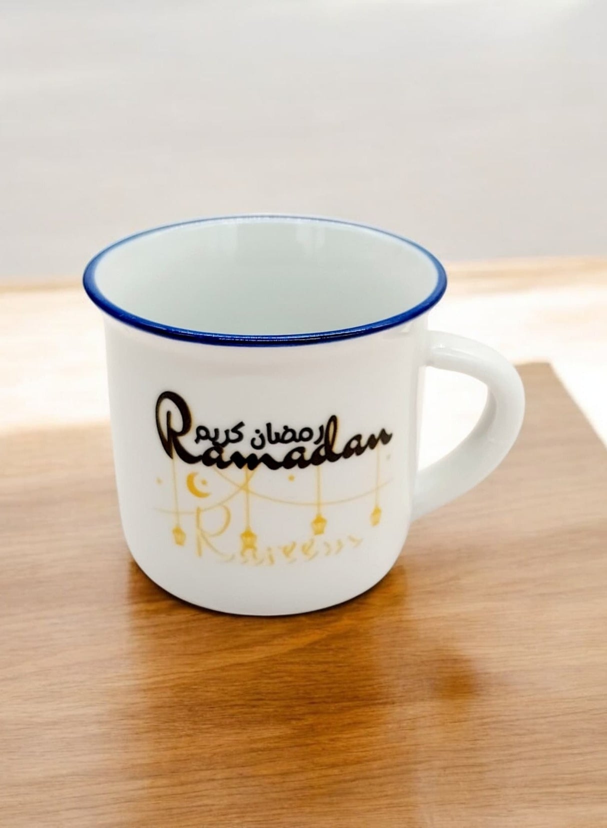 AKDC Ceramic Eid Mubarak Cup For Ramadan Printed Coffee Cup 100ml - White&Black - Al Kabayel Discount CentreAKDC Ceramic Eid Mubarak Cup For Ramadan Printed Coffee Cup 100ml - White&BlackTea CupsAKDCAl Kabayel Discount Centre
