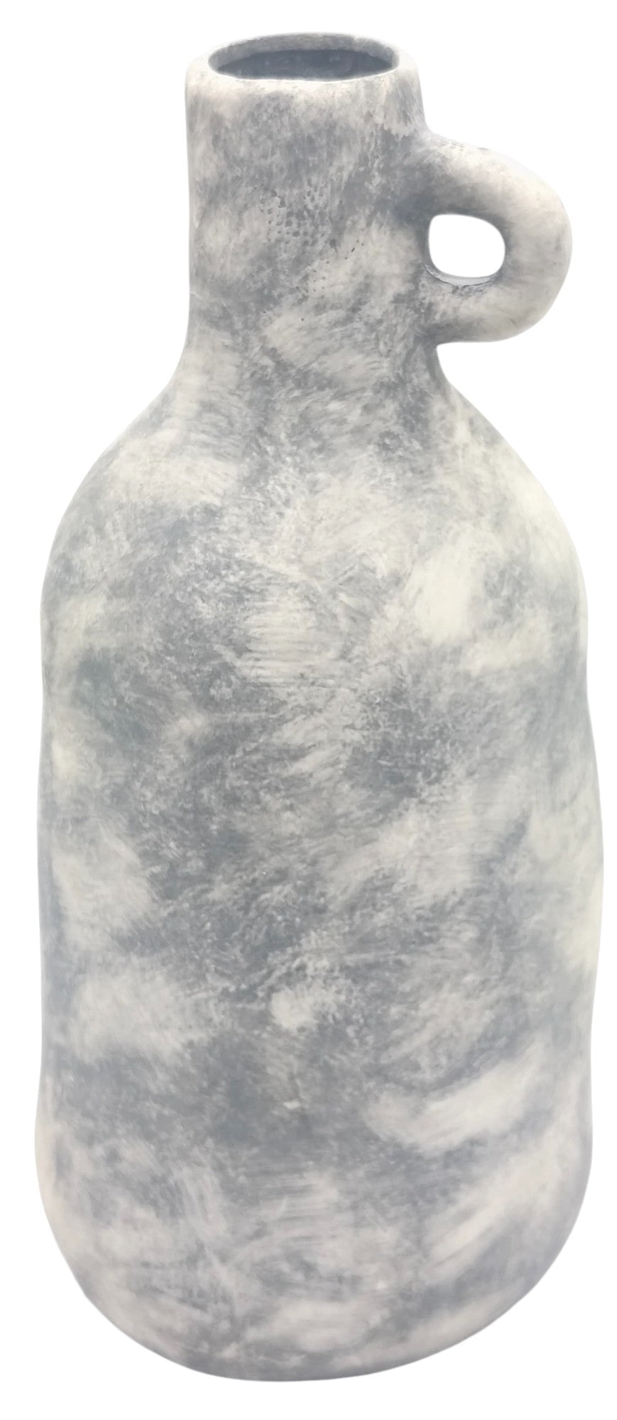 AKDC Ceramic Flower Vase 14cm*32cm, Grey Jug Design with Single Handle - Al Kabayel Discount CentreAKDC Ceramic Flower Vase 14cm*32cm, Grey Jug Design with Single HandleFlower/Plant PotsAKDCAl Kabayel Discount Centre