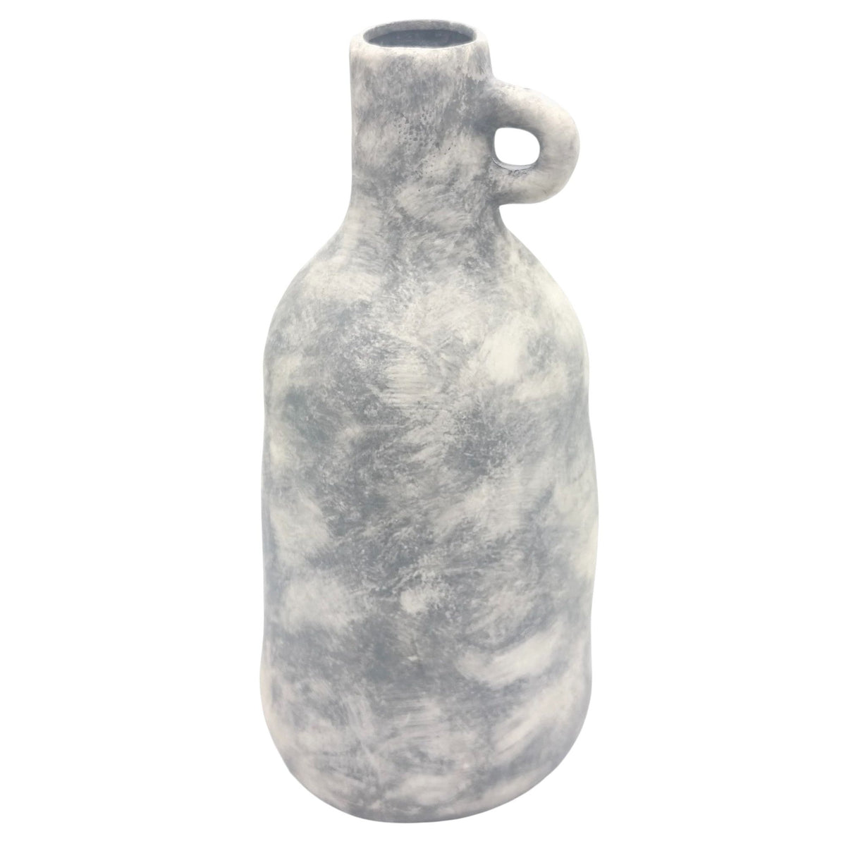 AKDC Ceramic Flower Vase 14cm*32cm, Grey Jug Design with Single Handle - Al Kabayel Discount CentreAKDC Ceramic Flower Vase 14cm*32cm, Grey Jug Design with Single HandleFlower/Plant PotsAKDCAl Kabayel Discount Centre