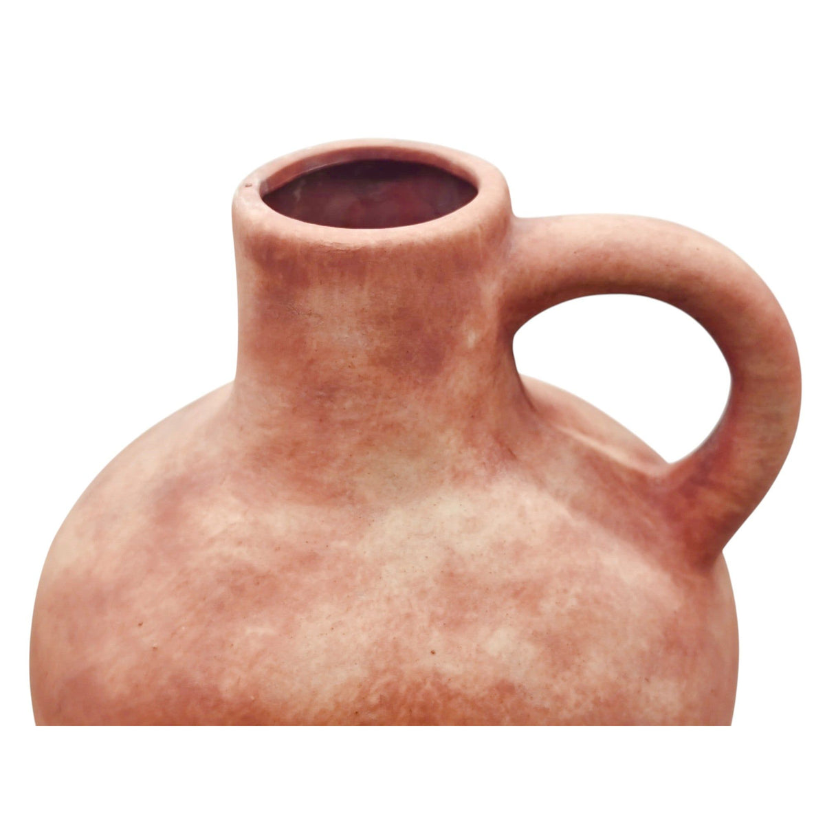 AKDC Ceramic Flower Vase 6cm*16cm*29cm, Single Handle - Amphora - Like Shape, Muted Pink - Al Kabayel Discount CentreAKDC Ceramic Flower Vase 6cm*16cm*29cm, Single Handle - Amphora - Like Shape, Muted PinkFlower/Plant PotsAKDCAl Kabayel Discount Centre
