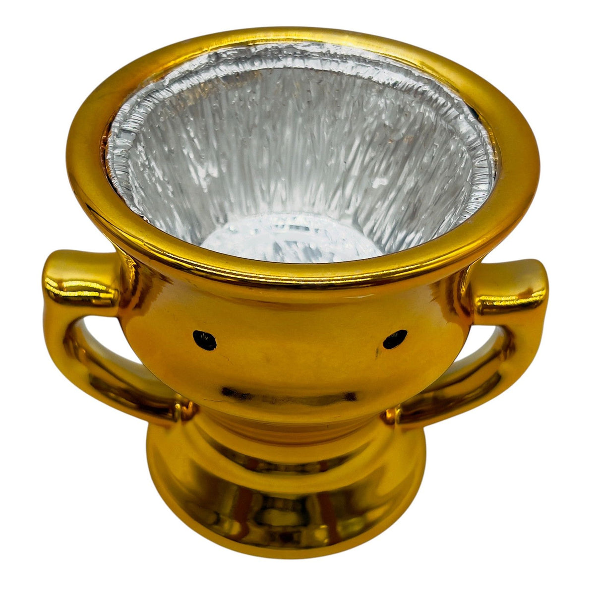 AKDC Ceramic Incense Burner – Elegant Gold Color, 11×7cm - Al Kabayel Discount CentreAKDC Ceramic Incense Burner – Elegant Gold Color, 11×7cmHome Décor AccentsAKDCAl Kabayel Discount Centre