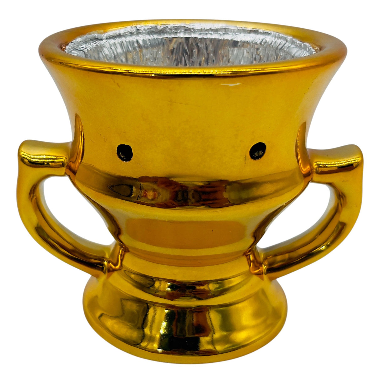 AKDC Ceramic Incense Burner – Elegant Gold Color, 11×7cm - Al Kabayel Discount CentreAKDC Ceramic Incense Burner – Elegant Gold Color, 11×7cmHome Décor AccentsAKDCAl Kabayel Discount Centre