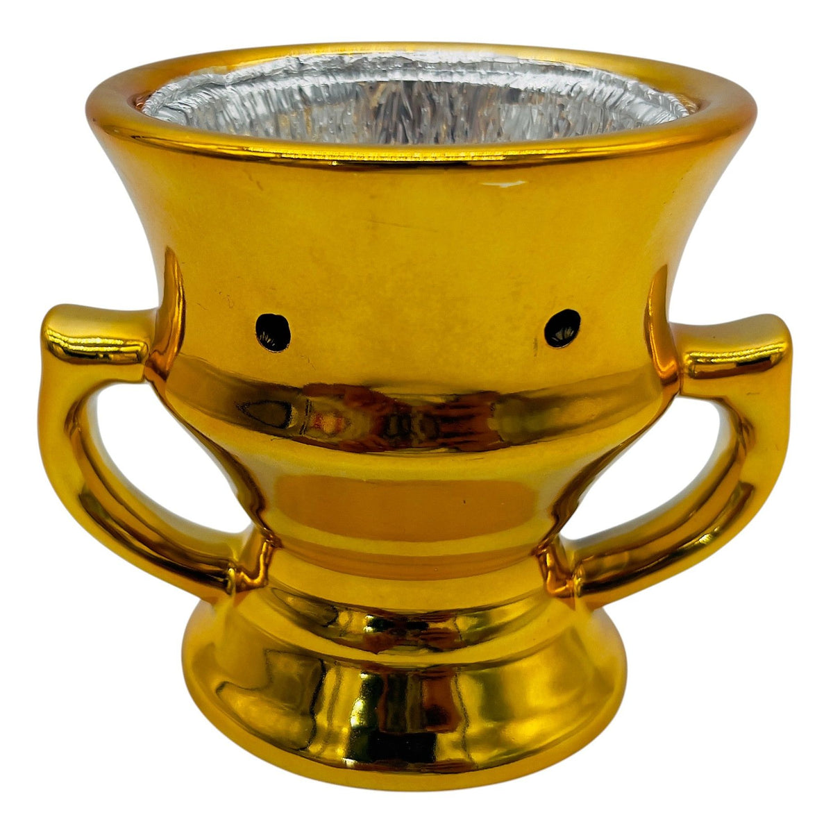 AKDC Ceramic Incense Burner – Elegant Gold Color, 11×7cm - Al Kabayel Discount CentreAKDC Ceramic Incense Burner – Elegant Gold Color, 11×7cmHome Décor AccentsAKDCAl Kabayel Discount Centre