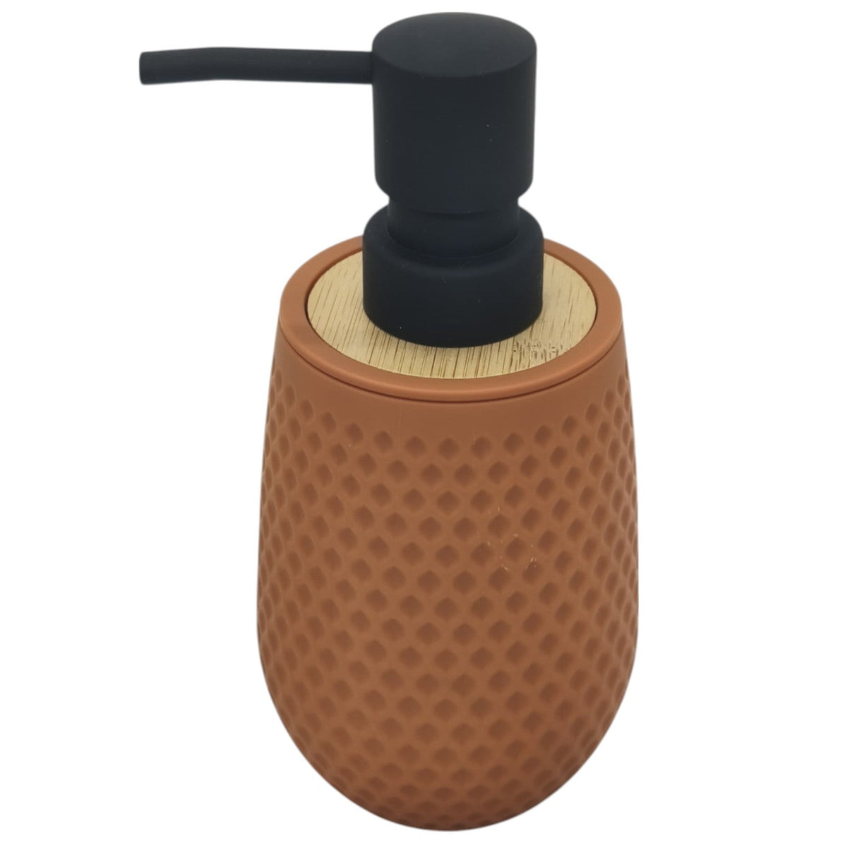 AKDC Ceramic Liquid Soap Dispenser for Bathroom & Kitchen Sink, Dish Soap Dispenser With Easy - to - Press Pump - 350ML - LightSalmon&Black - Al Kabayel Discount CentreAKDC Ceramic Liquid Soap Dispenser for Bathroom & Kitchen Sink, Dish Soap Dispenser With Easy - to - Press Pump - 350ML - LightSalmon&BlackHolders & DispensersAKDCAl Kabayel Discount Centre