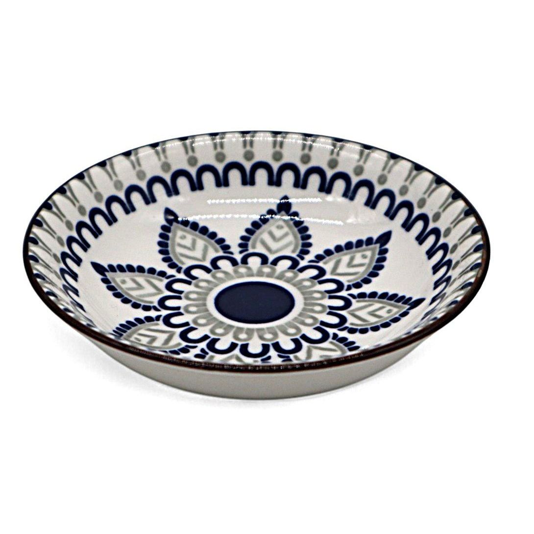 AKDC Ceramic Mini Soup Bowl 10×2.5 cm – White with Blue Flower Motif - Al Kabayel Discount CentreAKDC Ceramic Mini Soup Bowl 10×2.5 cm – White with Blue Flower MotifBowlsAKDCAl Kabayel Discount Centre