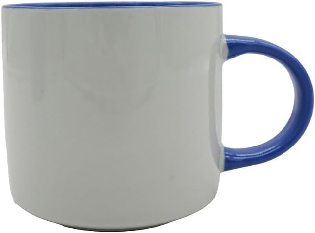 AKDC Ceramic Mug 430Ml Blue/White - Al Kabayel Discount CentreAKDC Ceramic Mug 430Ml Blue/WhiteMugsAKDCAl Kabayel Discount Centre