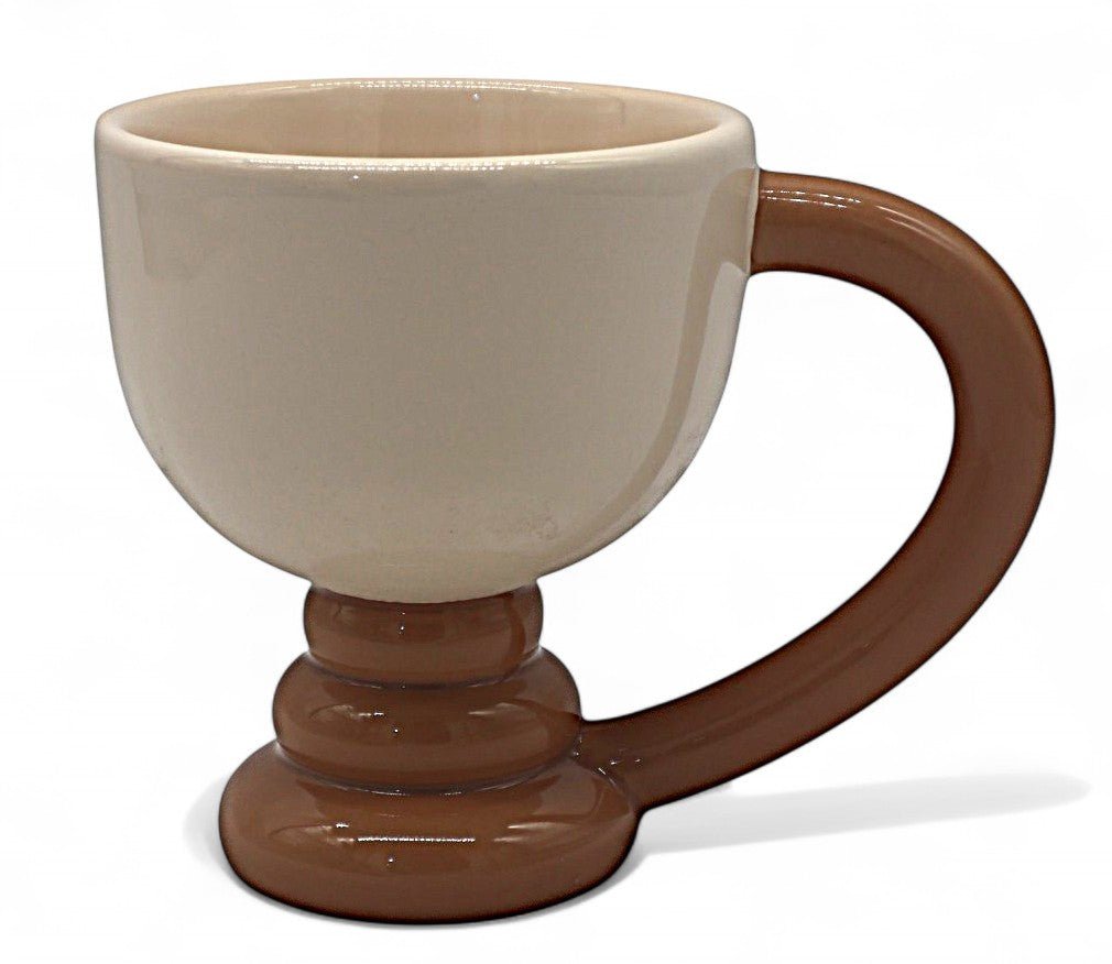 AKDC Ceramic Mug in Cream with Brown Accent – 200ml Warm & Natural Look - Al Kabayel Discount CentreAKDC Ceramic Mug in Cream with Brown Accent – 200ml Warm & Natural LookMugsAKDCAl Kabayel Discount Centre