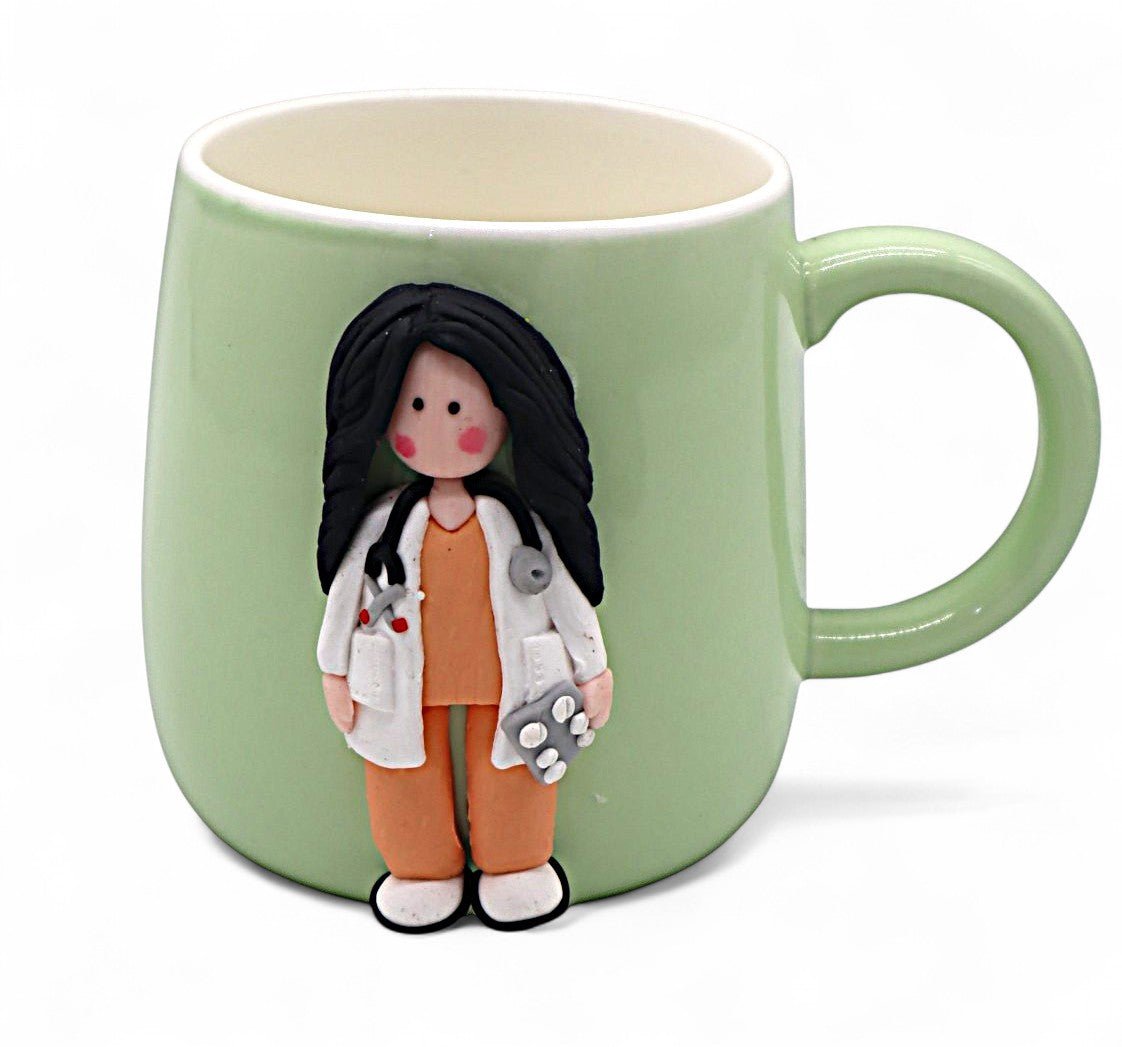 AKDC Ceramic Mug in Green with Doctor - Themed Print – 200ml Practical Gift - Al Kabayel Discount CentreAKDC Ceramic Mug in Green with Doctor - Themed Print – 200ml Practical GiftMugsAKDCAl Kabayel Discount Centre