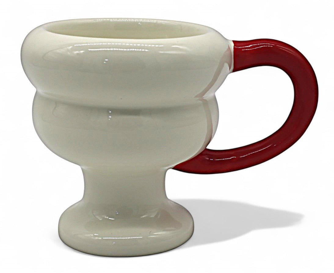 AKDC Ceramic Mug in White with Red Accent – 200ml Bold & Vibrant Style - Al Kabayel Discount CentreAKDC Ceramic Mug in White with Red Accent – 200ml Bold & Vibrant StyleMugsAKDCAl Kabayel Discount Centre