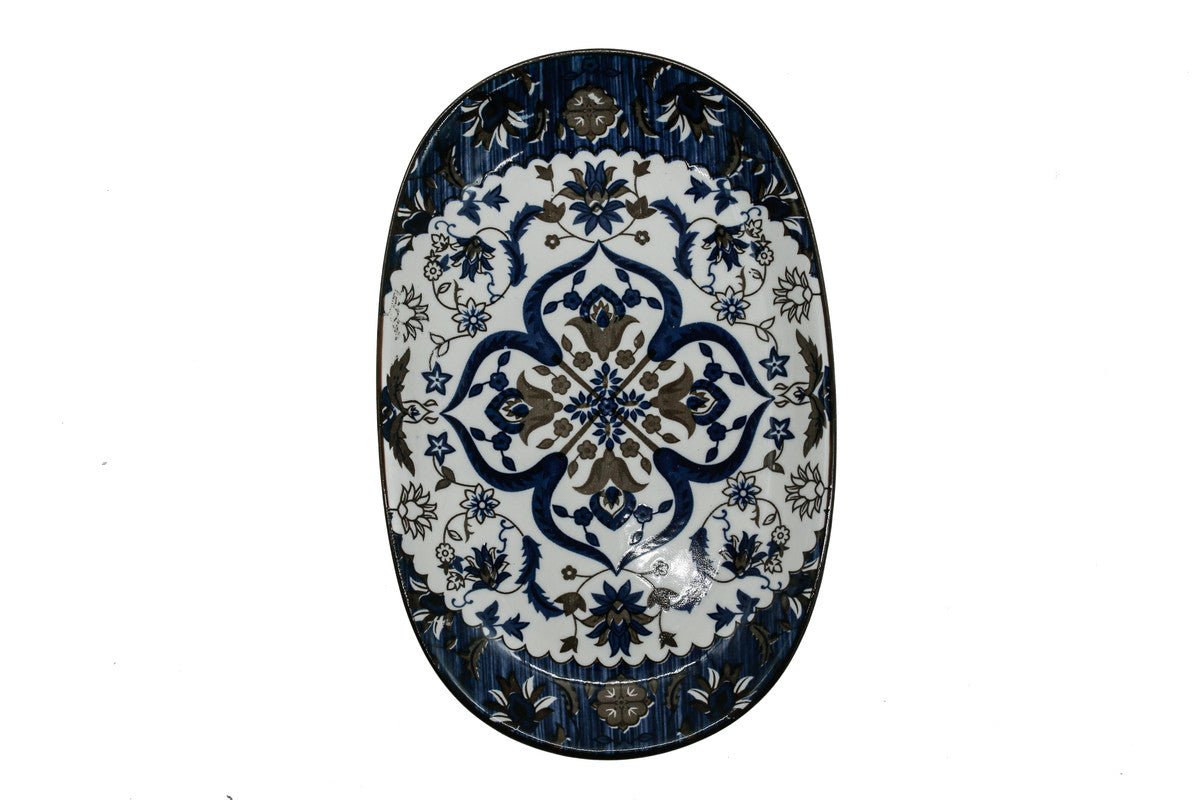 AKDC - Ceramic Oval Plate 24X15Cm - Al Kabayel Discount CentreAKDC - Ceramic Oval Plate 24X15CmPlatesAKDCAl Kabayel Discount Centre