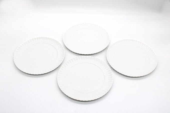 AKDC Ceramic Plate 8inch set of 4 White - Al Kabayel Discount CentreAKDC Ceramic Plate 8inch set of 4 WhitePlatesAKDCAl Kabayel Discount Centre