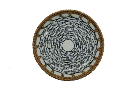 AKDC - Ceramic Rattan Dish 25Cm Rt004 - Al Kabayel Discount CentreAKDC - Ceramic Rattan Dish 25Cm Rt004PlatesAKDCAl Kabayel Discount Centre