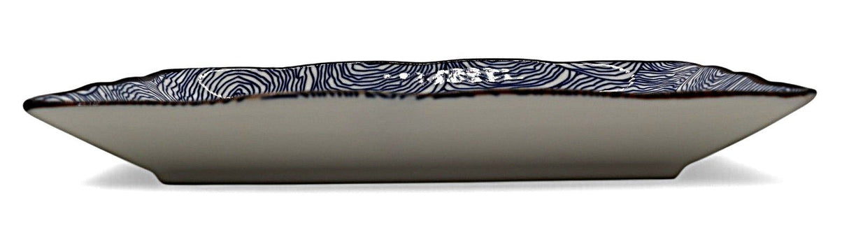 AKDC Ceramic Rectangular Tray 13×21 cm – White with Blue Flower Print - Al Kabayel Discount CentreAKDC Ceramic Rectangular Tray 13×21 cm – White with Blue Flower PrintPlatesAKDCAl Kabayel Discount Centre