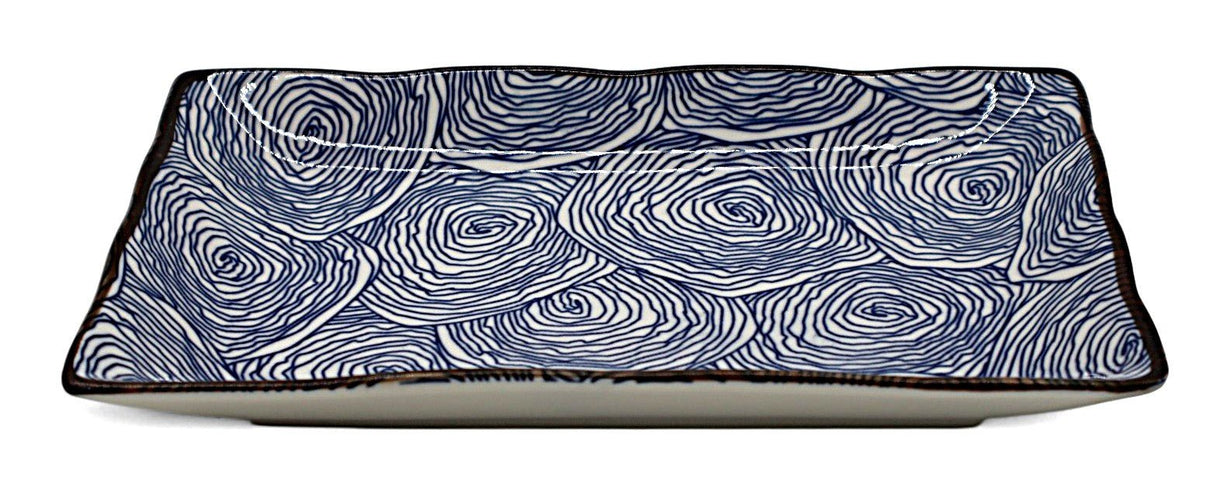 AKDC Ceramic Rectangular Tray 13×21 cm – White with Blue Flower Print - Al Kabayel Discount CentreAKDC Ceramic Rectangular Tray 13×21 cm – White with Blue Flower PrintPlatesAKDCAl Kabayel Discount Centre