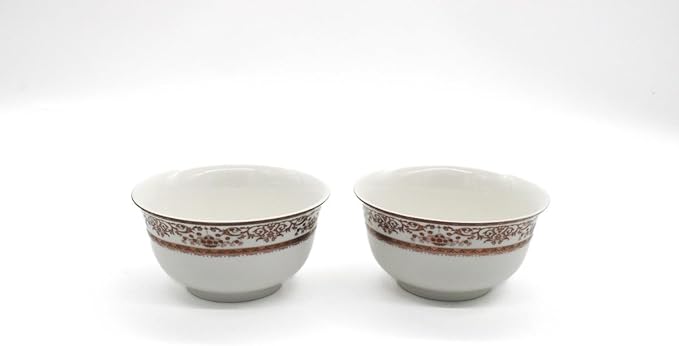 AKDC Ceramic Soup Bowl set of 2 White/Golden - Al Kabayel Discount CentreAKDC Ceramic Soup Bowl set of 2 White/GoldenBowlsAKDCAl Kabayel Discount Centre
