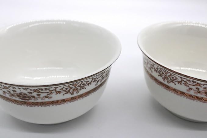 AKDC Ceramic Soup Bowl set of 2 White/Golden - Al Kabayel Discount CentreAKDC Ceramic Soup Bowl set of 2 White/GoldenBowlsAKDCAl Kabayel Discount Centre
