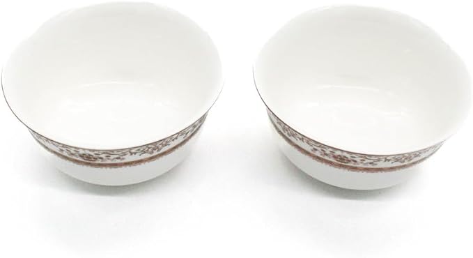AKDC Ceramic Soup Bowl set of 2 White/Golden - Al Kabayel Discount CentreAKDC Ceramic Soup Bowl set of 2 White/GoldenBowlsAKDCAl Kabayel Discount Centre