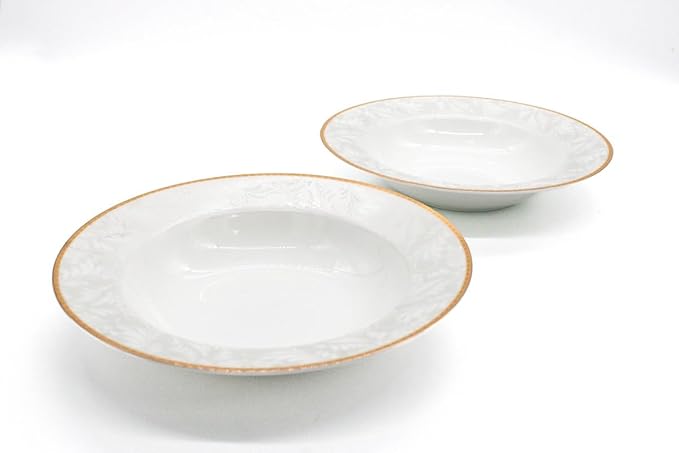AKDC Ceramic Soup Plate 9inch set of 2 Multicolor - Al Kabayel Discount CentreAKDC Ceramic Soup Plate 9inch set of 2 MulticolorPlatesAKDCAl Kabayel Discount Centre