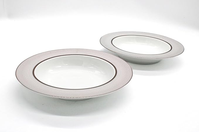 AKDC Ceramic Soup Plate set of 2 Multicolor - Al Kabayel Discount CentreAKDC Ceramic Soup Plate set of 2 MulticolorPlatesAKDCAl Kabayel Discount Centre