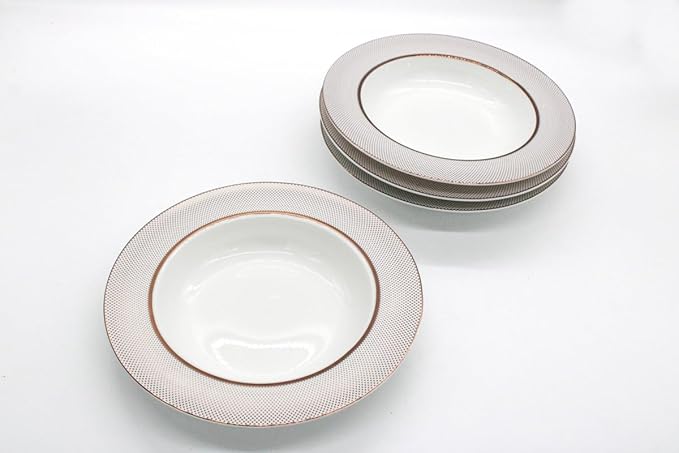 AKDC Ceramic Soup Plate set of 4 Multicolor - Al Kabayel Discount CentreAKDC Ceramic Soup Plate set of 4 MulticolorPlatesAKDCAl Kabayel Discount Centre