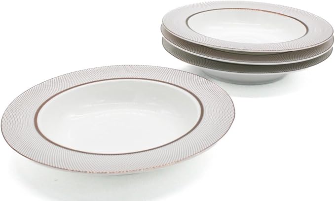 AKDC Ceramic Soup Plate set of 4 Multicolor - Al Kabayel Discount CentreAKDC Ceramic Soup Plate set of 4 MulticolorPlatesAKDCAl Kabayel Discount Centre