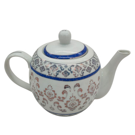 AKDC Ceramic Teapot Vintage Tea Kettle Tea Pot Porcelain Teapot for Home Kitchen Supplies - 1Liter - Al Kabayel Discount CentreAKDC Ceramic Teapot Vintage Tea Kettle Tea Pot Porcelain Teapot for Home Kitchen Supplies - 1LiterTea/Coffee PotsAKDCAl Kabayel Discount Centre