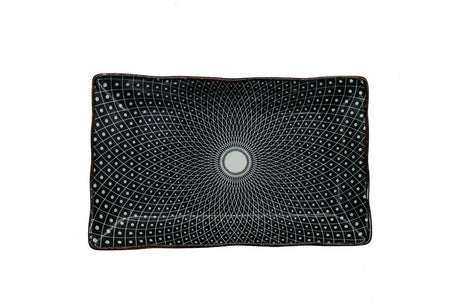 AKDC - Ceramic Tray 21X13Cm Black - Al Kabayel Discount CentreAKDC - Ceramic Tray 21X13Cm BlackPlatesAKDCAl Kabayel Discount Centre