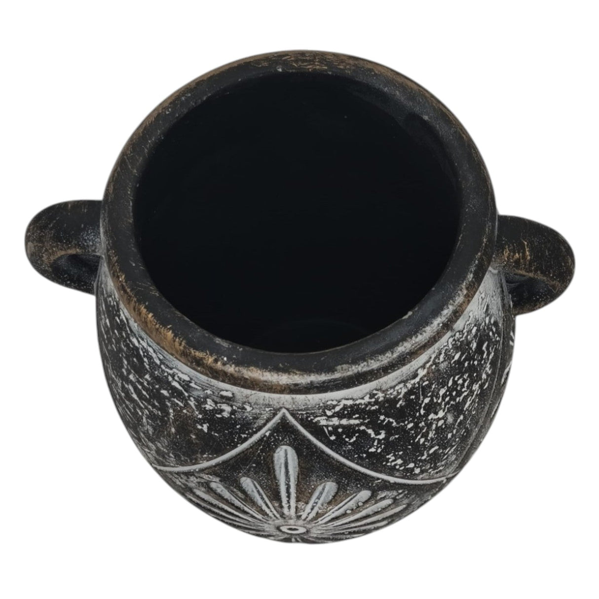 AKDC Ceramic Vase Home Décor Accents Table With Handle - 11cmX9cm - Black - Al Kabayel Discount CentreAKDC Ceramic Vase Home Décor Accents Table With Handle - 11cmX9cm - BlackHome Décor AccentsAKDCAl Kabayel Discount Centre