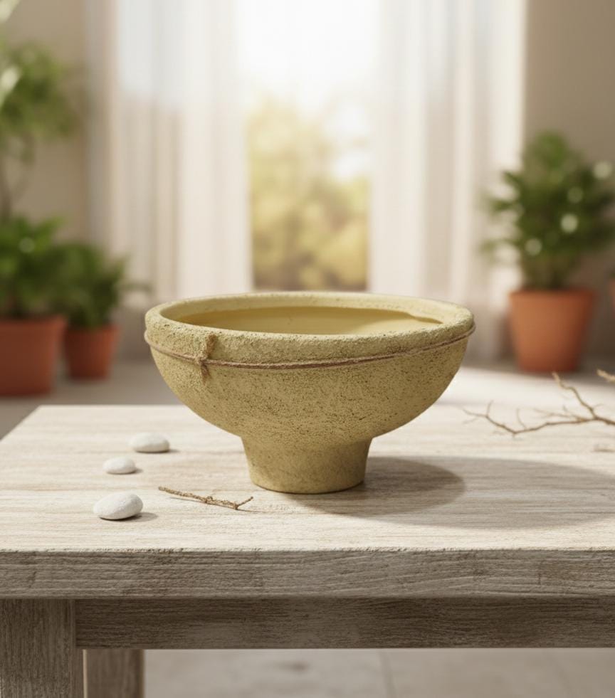 AKDC Classic Clay Plant Pot – Beige Color – 11×20 cm – Hand - Molded Unique Shape - Al Kabayel Discount CentreAKDC Classic Clay Plant Pot – Beige Color – 11×20 cm – Hand - Molded Unique ShapeFlower/Plant PotsAKDCAl Kabayel Discount Centre