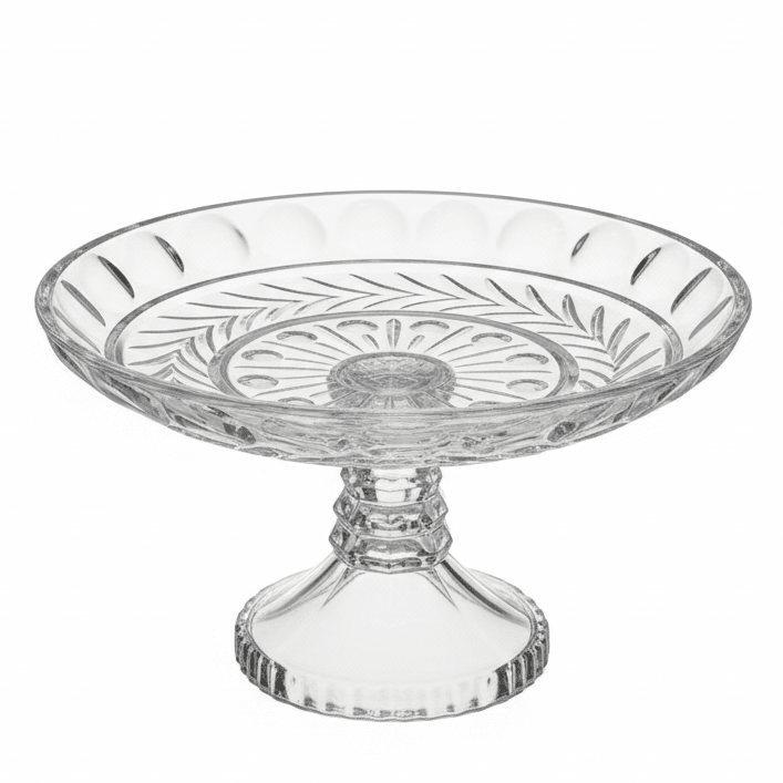 AKDC Classic Footed Glass Candy Tray – Elegant Serving Tray for Sweets, Dry Fruits & Snacks – 23×13 cm - Al Kabayel Discount CentreAKDC Classic Footed Glass Candy Tray – Elegant Serving Tray for Sweets, Dry Fruits & Snacks – 23×13 cmserving traysAKDCAl Kabayel Discount Centre