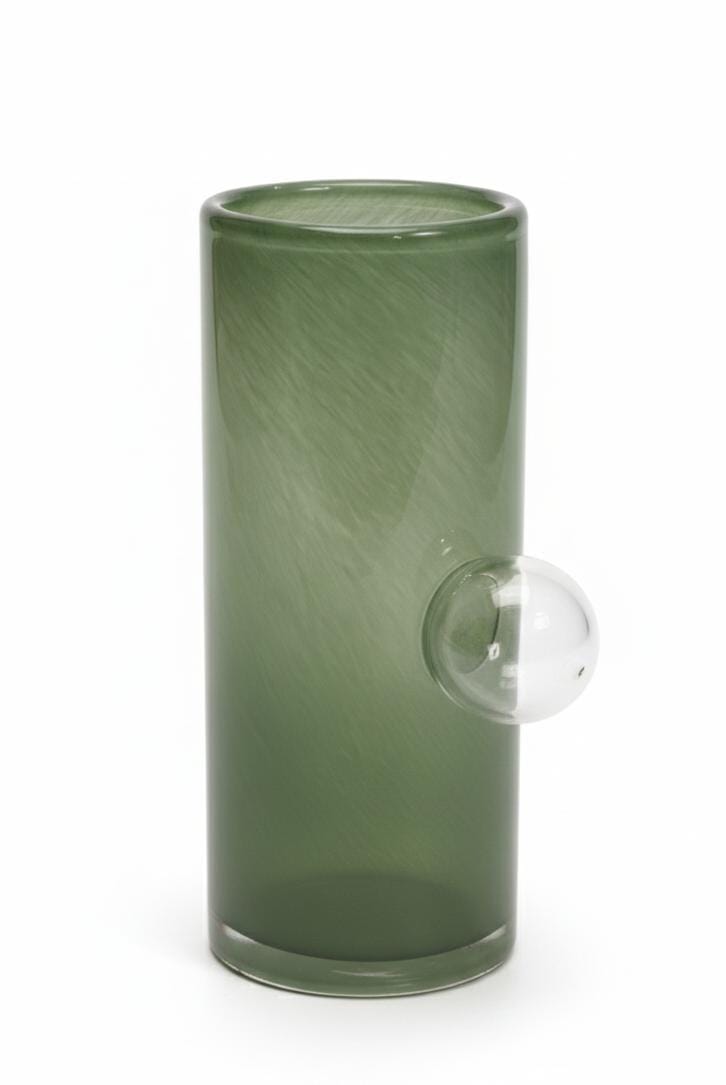 AKDC Classic Green Glass Vase – Simple Elegant Decorative Design – 24×10 cm - Al Kabayel Discount CentreAKDC Classic Green Glass Vase – Simple Elegant Decorative Design – 24×10 cmFlower/Plant PotsAKDCAl Kabayel Discount Centre