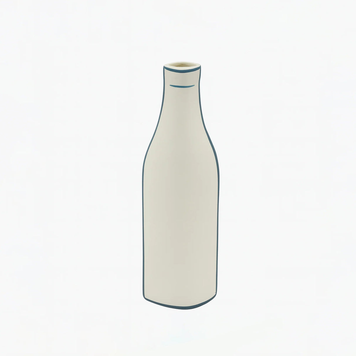 AKDC Clay Bottle Shaped Flower Vase 5cm*10.5cm*31cm, White and Blue - Al Kabayel Discount CentreAKDC Clay Bottle Shaped Flower Vase 5cm*10.5cm*31cm, White and BlueFlower/Plant PotsAKDCAl Kabayel Discount Centre